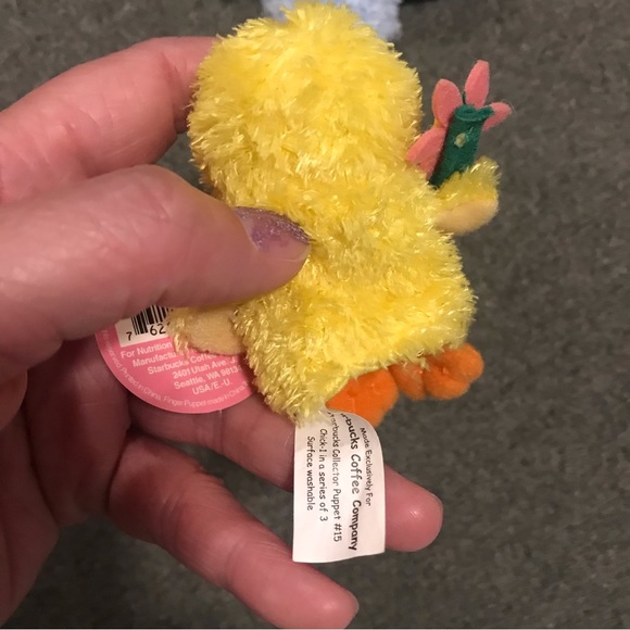 NWT - Starbucks collectible finger puppets - complete set 3/3 figures - Picture 5 of 7